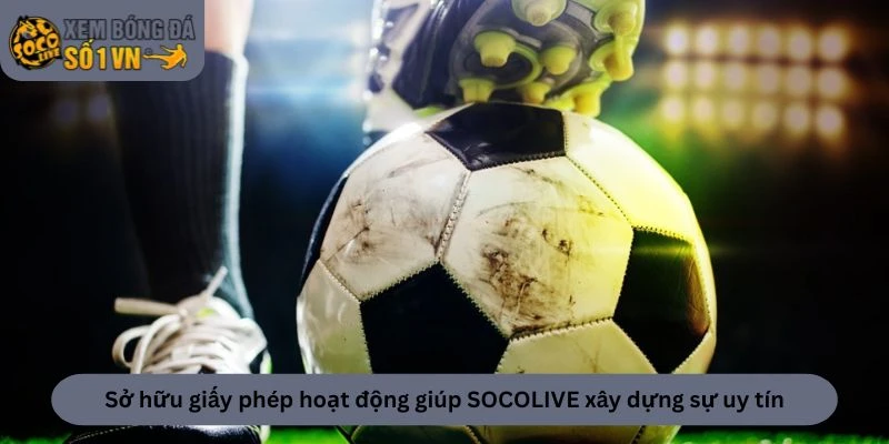 Giấy Phép Hoạt Động 2 Sở hữu giấy phép hoạt động giúp nền tảng xây dựng sự uy tín